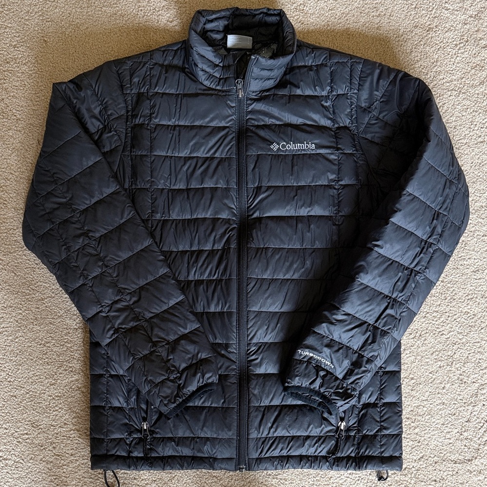 Columbia Men's 590td Black Puffer Jacket